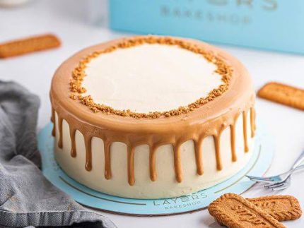 lotus cake from layers bakeshop